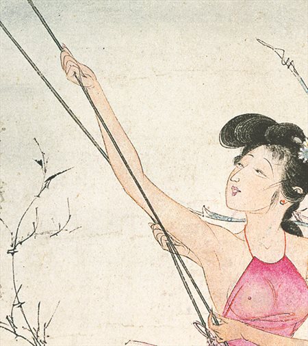 偃师-胡也佛的仕女画和最知名的金瓶梅秘戏图